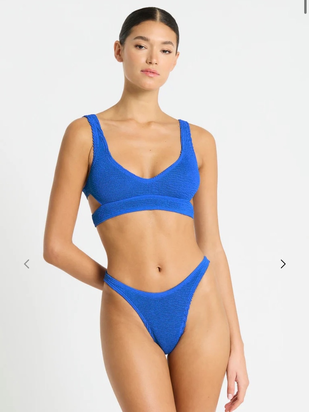 bond-eye bikini cobalt blue Nico top scene brief